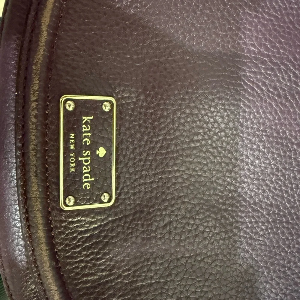 Kate Spade Plum Leather Satchel
